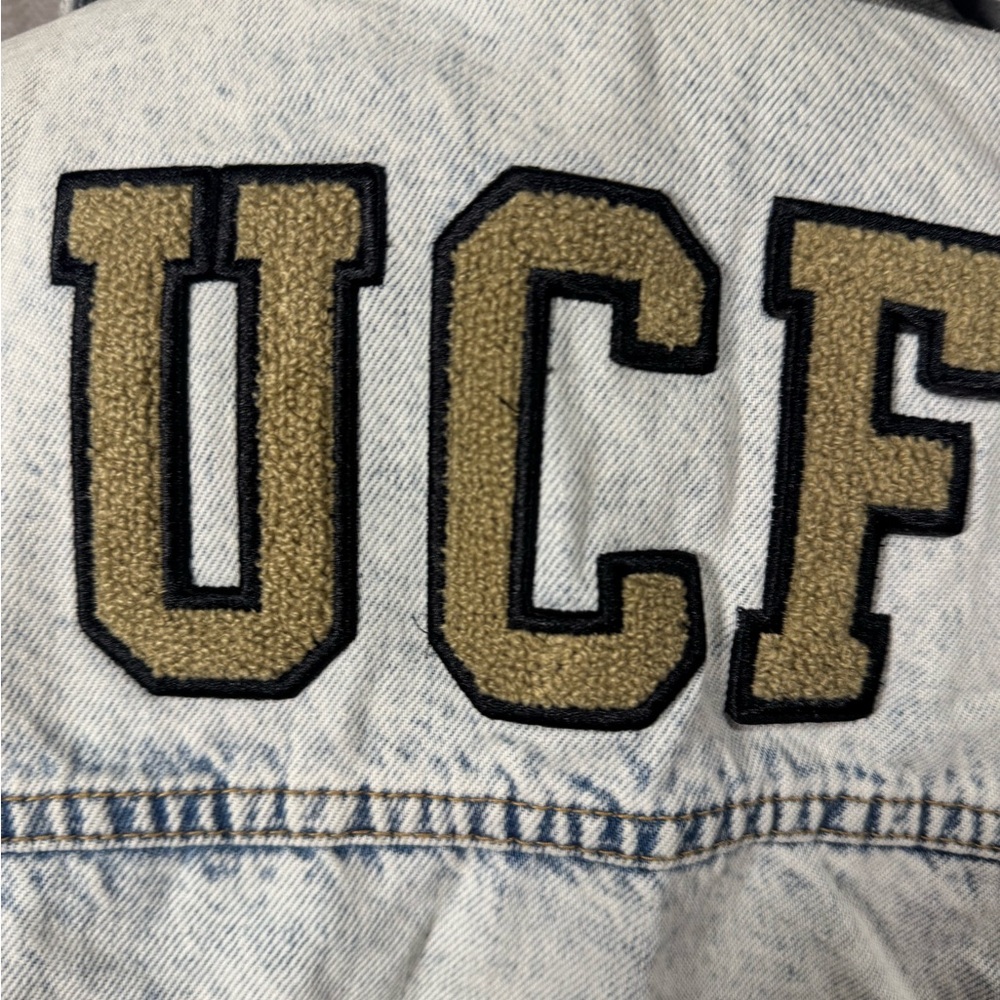 UCF Women's Jean Jacket - Blue and Gold